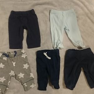 Lot of newborn pants